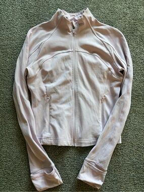 Light Pink Lululemon Cropped Women's Active Jacket
